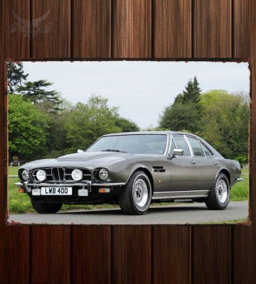 Металлическая табличка Aston Martin Lagonda V8 Saloon